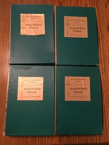 American Geographical Society~ Around The World Program  4 Cases - 21 Books - Picture 1 of 3