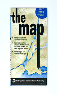 Vintage NYC MTA Subway Foldout Map - March 2009 - Metropolitan Transit Authority