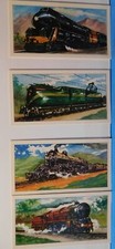 Glengettie Tea Trains of the World Trading Cards Measuring approx. 1 3/8 X 2 5/8