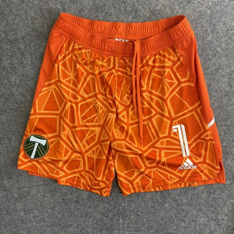 Adidas Condivo 22 Orange Portand Timbers Soccer Shorts Men's MLS Size Large RARE Cover