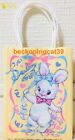 S&C SWIMMER Small Handle Gusset Bag 2 Animal Rabbit Ribbon Bunny Gift MADE JAPAN