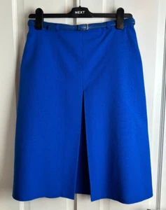 C&A Canada uk16 Blue skirt & belt - Vintage - Picture 1 of 8