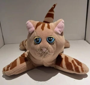 Tonka Pound Purries 1985 13" Brown Stripe Tabby Plush Vintage  - Picture 1 of 7