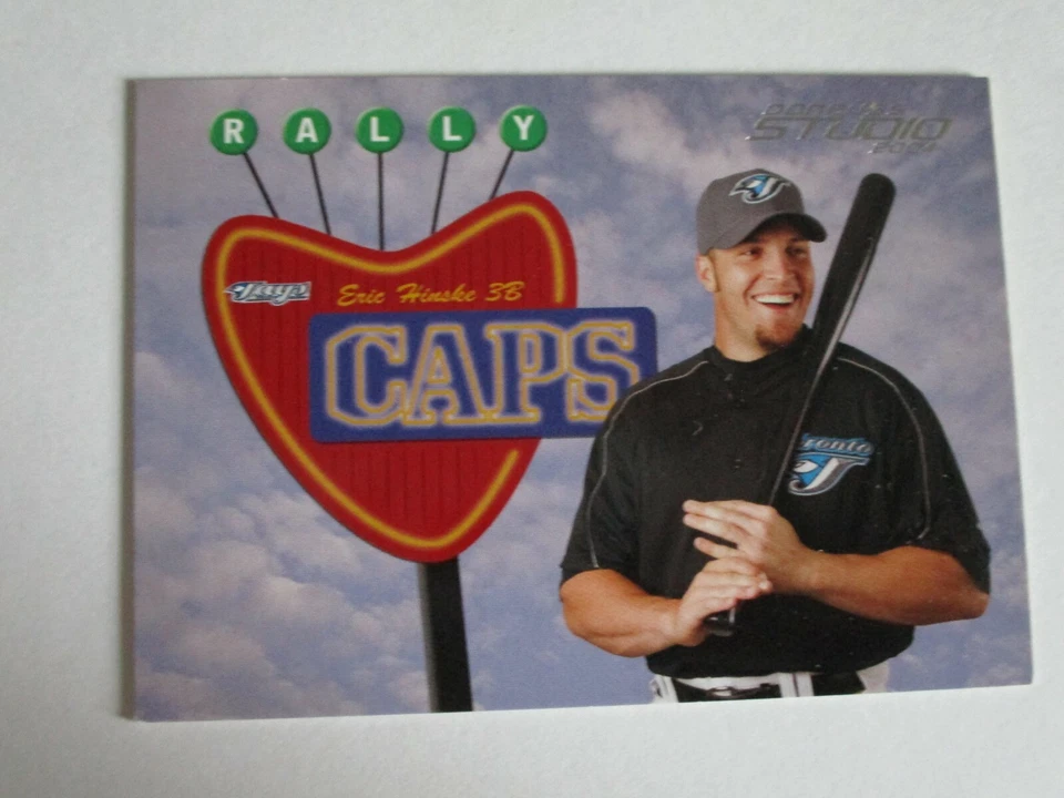 2004 Donruss Studio Rally CAPS Eric Hinske Serial #850/999 Card #RC-14 - Image 1 of 1