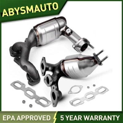Catalytic Converter Set For 01-07 Ford Escape 01-06 Mazda Tribute 3.0L EPA OBDII - Image 1 of 4