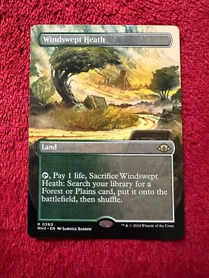 [Borderless, Non-Foil] Windswept Heath (MH3) (MTG) [!Near Mint!] [!Pack Fresh!] - Image 1 of 2