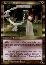 1x Femeref Enchantress NM-Mint, English Visions MTG Magic