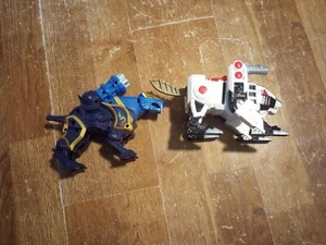 Fisher-Price Imaginext Power Rangers Sabertooth  & White Tiger Zord Rare Lot - Picture 1 of 6