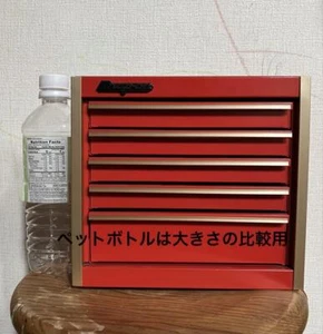 Snap-on Miniature Top Chest Mini Toolbox Micro Tool Box Wine-red - Picture 1 of 7