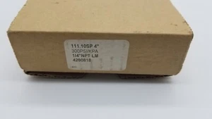 Ferguson / Wika Sprinkler Air / Water Pressure 4" Gauge 111.10SP 4" - NEW - Picture 1 of 5