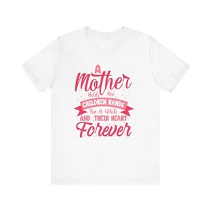 A Mother Holds Her Children Hands T-Shirt - Unisex Garment-Dyed Tee - Picture 1 of 17