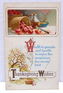 Thanksgiving Wishes Apples On A Bountiful Table - Picture 1 of 2