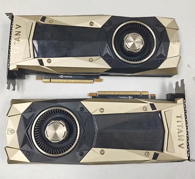 NVIDIA Titan V 12GB HBM2 GPU CUDA Graphic Card - Image 1 of 2