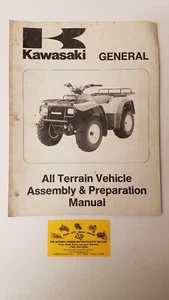 Used OEM 1992-2004 Kawasaki KLF300 KLF220 Assemby Prep Manual 99931-1291-01 - Picture 1 of 4