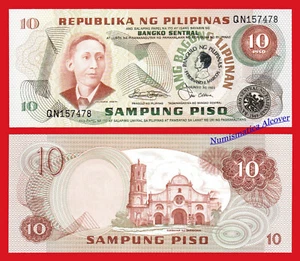 FILIPINAS PHILIPPINES 10 Piso 1981 Commemorative Pick 167 SC / UNC - Imagen 1 de 1