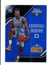 EMMANUEL MUDIAY 2015/16 TOTALLY CERTIFIED #190 ROOKIE BLUE #29/99 AY9253
