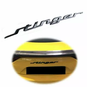 Schwarzes Emblem-Abzeichen für Heckklappe STINGER für 2018-2020 Stinger Kia - Bild 1 von 8