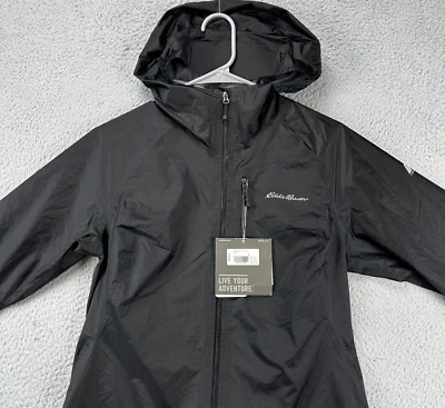 Eddie Bauer First Ascent Jacket Womens Small Black Weather Edge Pro Uplift NEW - Image 1 of 4