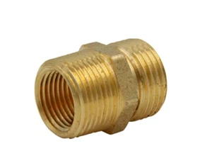 Adaptador de tubo de manguera Everbilt LFA-665 3/4 pulg. MHT x 3/4 MIP o 1/2 pulgada. Latón FIP - Imagen 1 de 3