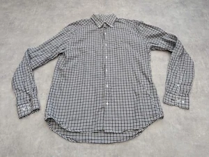 Lacoste Shirt Mens Large Button Down Casual Smart Slim Fit Check Size 42 L Top - Picture 1 of 9