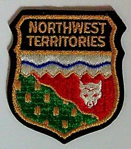 Parche bordado TERRITORIOS DEL NOROESTE ca 1971 - Imagen 1 de 2