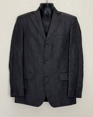 Banana Republic 100% Linen Jacket Sports Coat Mens 38R Slim Fit Old Money Preppy - Image 1 of 4