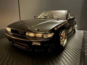 Encendido 1/18 Rocket Bunny S13 V1 Negro IG1131 Descontinuado Con Estuche IG Silvia - Imagen 1 de 10