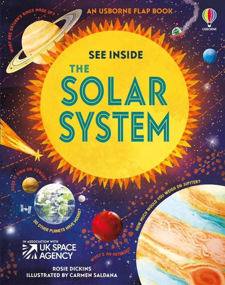 See Inside the Solar System by Rosie Dickins Board Book Book - Image 1 of 1