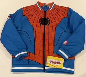 Marvel Comics Amazing Spiderman Jungen Varsity Grafik Bomberjacke Large 10-12 - Bild 1 von 14
