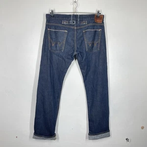 Jeans Edwin SK505 Ribete W36* L32 Azul Hebilla Cincha Ribete Trasero Denim Japón - Imagen 1 de 14