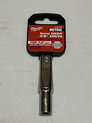 Brand New Milwaukee Tool 45-34-9093 3/8 In. Drive 9MM Deep 6pt (6mm Size) - Image 1 of 3