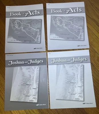 Abeka A Beka Book Joshua and Judges & Book of Acts Tests and Test Keys - Image 1 of 4