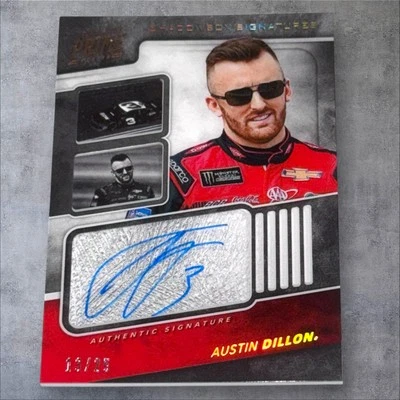 Austin Dillon PACK PULLED card 2018 PANINI PRIME SHADOWBOX SIGNATURES #18/50 - Image 1 of 2