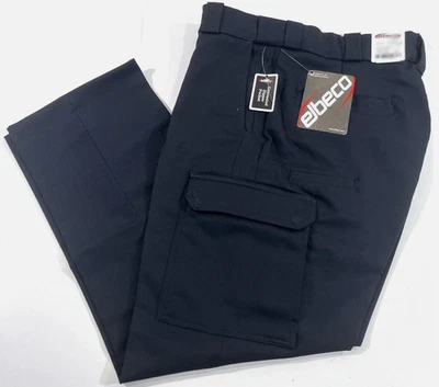 NUEVO CON ETIQUETAS 34x32 PANTALONES CARGO ELBECO PARA HOMBRE CX360 E3464R AZUL MARINO MEDIANOCHE 34x32 Foto 1 de 2