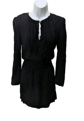 Zadig & Voltaire Remus Dress Womens M Long Sleeve Peasant  #drs20 - Image 1 of 4