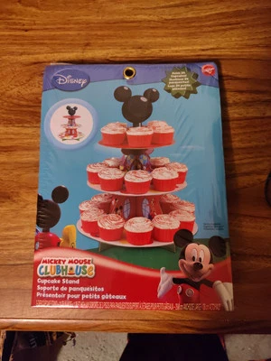 Mickey Mouse Clubhouse Cupcake Stand NEW *Holds 24 Cupcakes* See Pics & Descript - Image 1 of 4