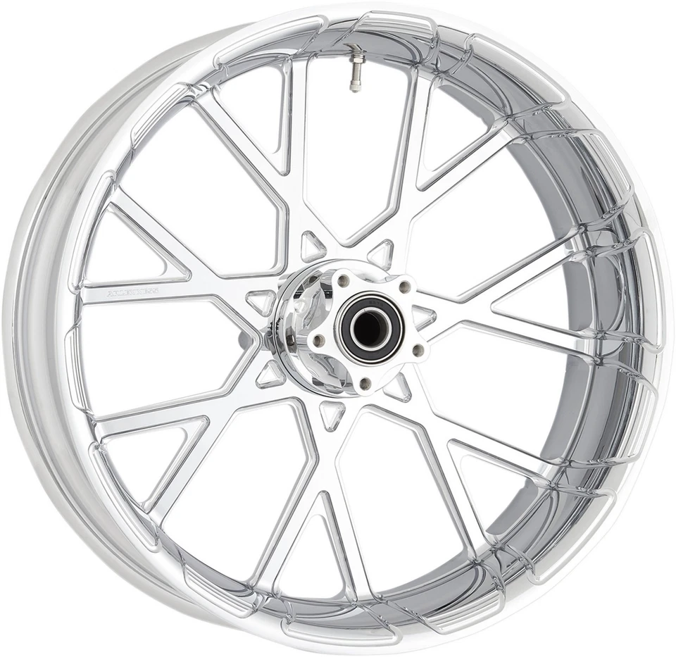 Arlen Ness 18" x 5.5" Procross Forged Chrome Rear Wheel w/Hub (10102-203-6501) - Imagem 1 de 1