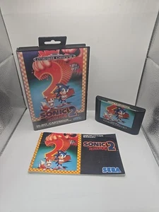 Sonic the Hedgehog 2 1992 Spiel für Sega Mega Drive komplett - PORTOFREI - Bild 1 von 2