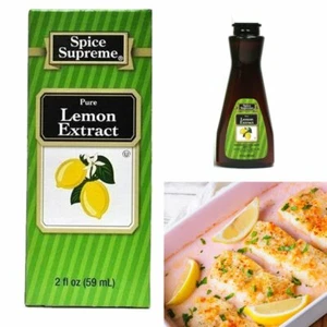 24 x 2 flüssige Unzen Gewürz Supreme reiner ZITRONENEXTRAKT JUNI 2026 USA hergestellt SUPER FRISCH - Bild 1 von 1