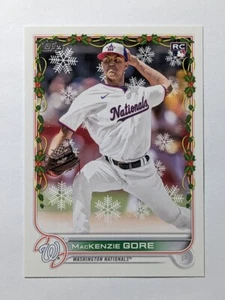 2022 Topps Holiday MacKenzie Gore RC #HW13 Washington Nationals - Picture 1 of 2