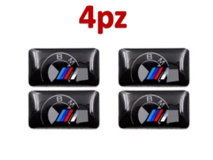 4x BMW M POWER SPORT WAPPEN AUFKLEBER LOGO ALUFELGEN LENKRAD INNENRAUM RAD - Bild 1 von 1