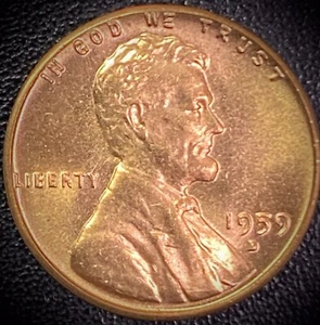 1959-D/D/D RPM, FS-501(022.5), RD Lincoln Cent - Picture 1 of 4