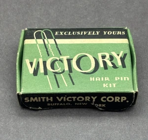 Vintage WWII 1940s Victory Hair Pin Kit Smith Victory Corp Buffalo NY Full Box - Picture 1 of 5