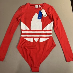 Adidas Body Originals Logo Red Fashion Woman Fashion Lifestyle FM7181 Small - Picture 1 of 5