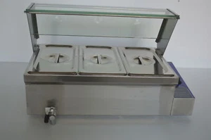 TECHTONGDA 3-PAN FOOD WARMER COUNTERTOP STEAM TABLE 110V 1500W US SELLER - Picture 1 of 6