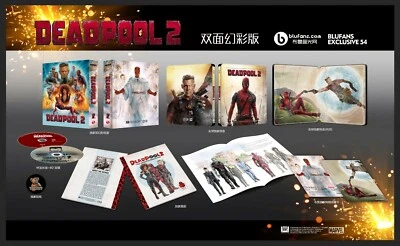 Deadpool 2 blufans 4k BD 3in1 boxset Edition＆4K+BD Double Side Lenticular - Image 1 of 4