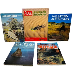 Australia Book Bundle Lot x 5 Nature Outback History Environment Vintage 1987 - Picture 1 of 23