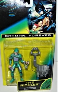 1995 Kenner Batman Forever The Riddler Action Figure DC NEW Sealed Jim Carrey - Picture 1 of 3
