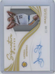 2020-21 Panini Unbefleckte Sammlung Basketball Latrell Sprewell #SM-LSP #31/99 - Bild 1 von 2