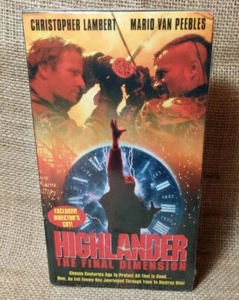 NEW SEALED VHS Highlander The Final Dimension Director's Cut Christopher Lambert - Bild 1 von 5